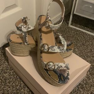 JustFab Sandals Esther Size 11